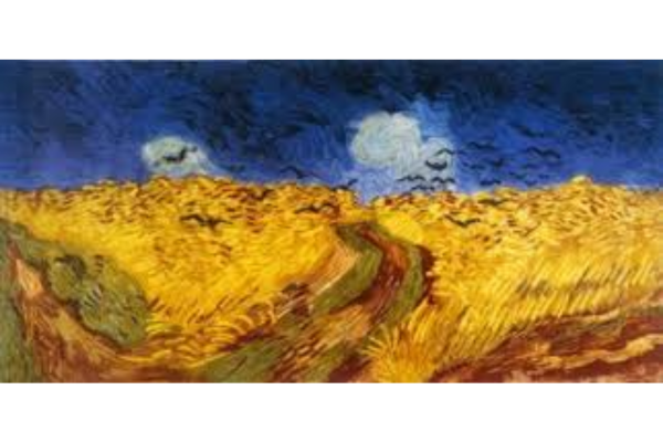 História Van Gogh: Campo de Trigo com Corvos