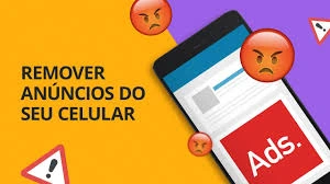 Celular abrindo propaganda sozinho com alertas e ícones de irritação na tela